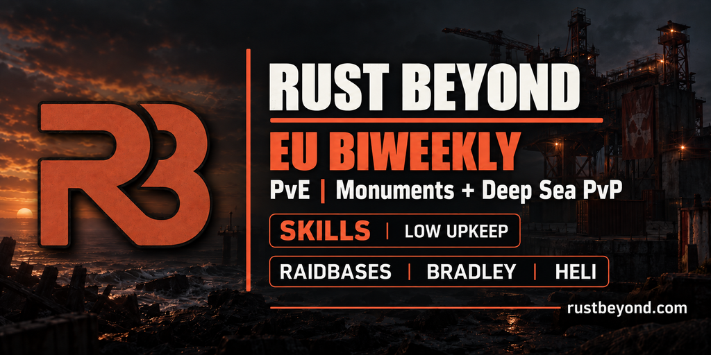 Rust Beyond EU Biweekly PvE/PvP server header