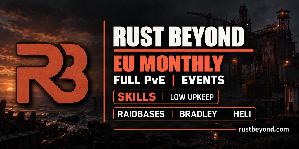 Rust Beyond EU Monthly PvE server header
